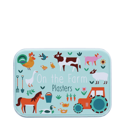 Farmyard Children's Plasters in a Tin