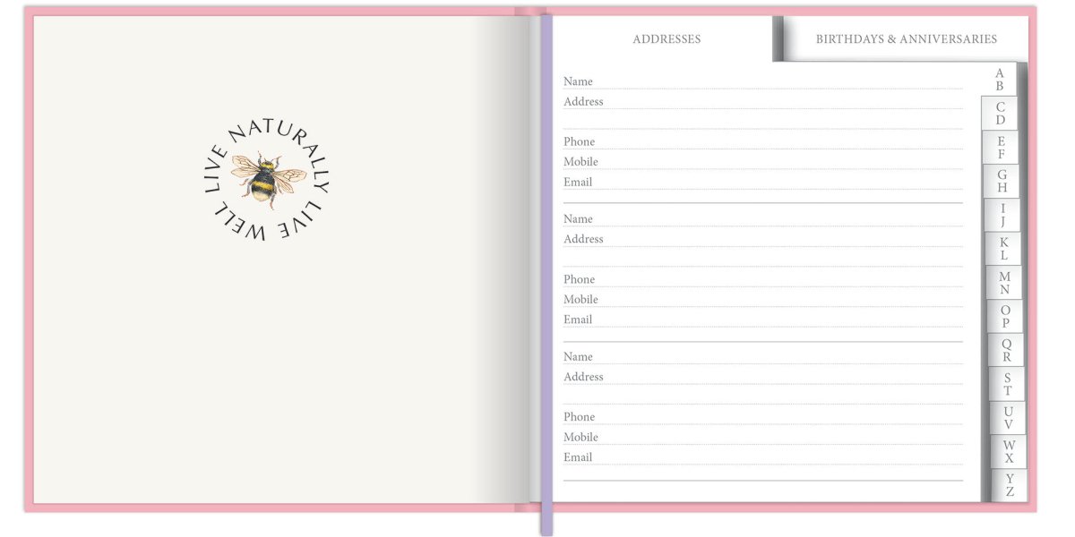 A Country Diary by Edith Holden - Address & Birthday Book
