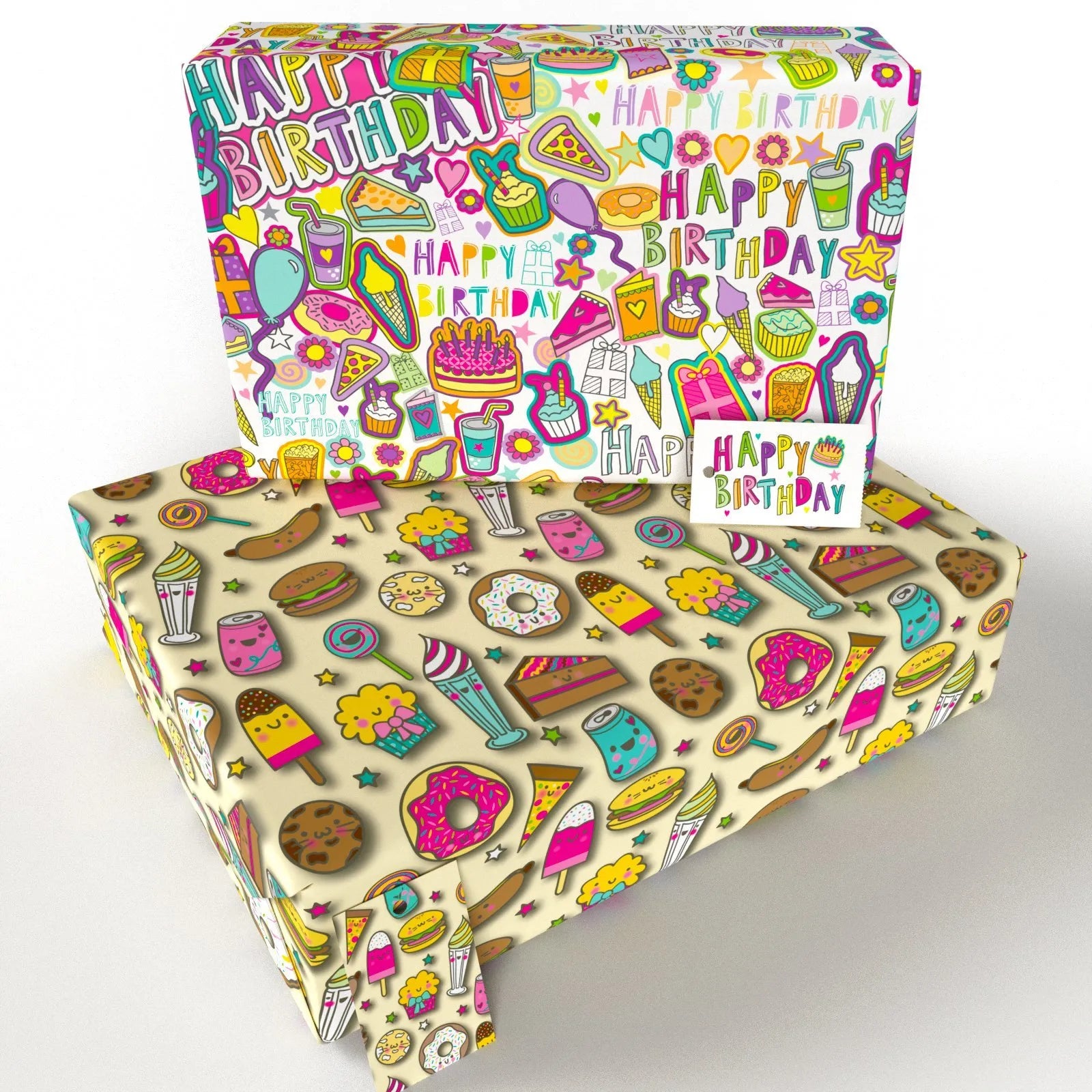 Children's Wrapping Paper by Rosie Parkinson 10 Pack