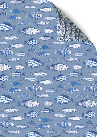 Sea Breeze Wrapping Paper - 6 Sheets