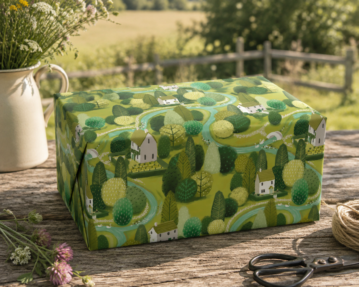 Emerald Isle Wrapping Paper - 6 Sheets