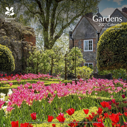 National Trust: Gardens - Square Wall Calendar 2027