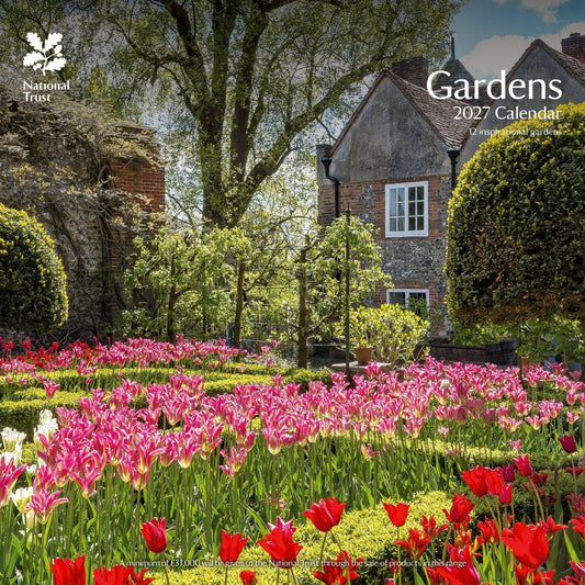 National Trust: Gardens - Square Wall Calendar 2027