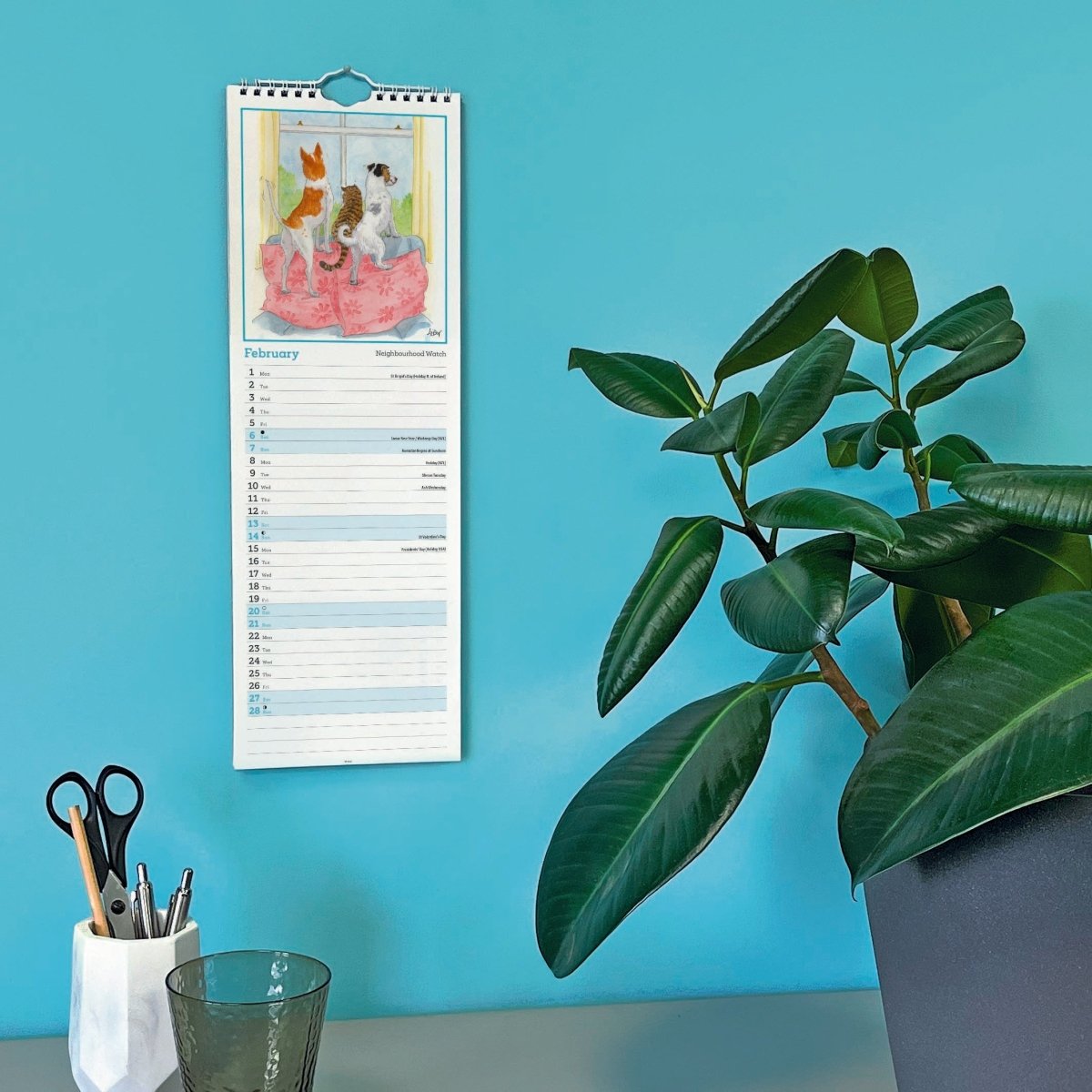 Alison's Animals - Slim Calendar 2027