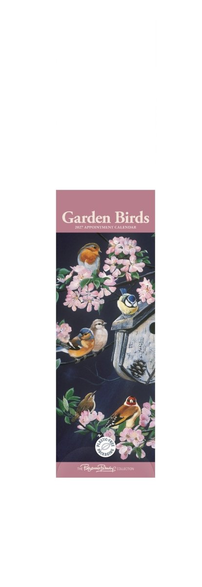 Garden Birds by Pollyanna Pickering - Slim Wall Calendar 2027