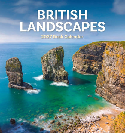 British Landscapes - Easel Desk Calendar 2027