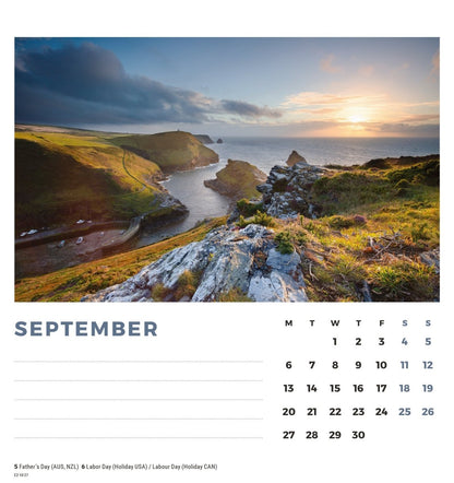 British Landscapes - Easel Desk Calendar 2027
