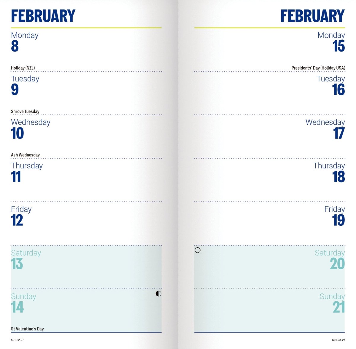 RSPCA - Pocket Diary 2027