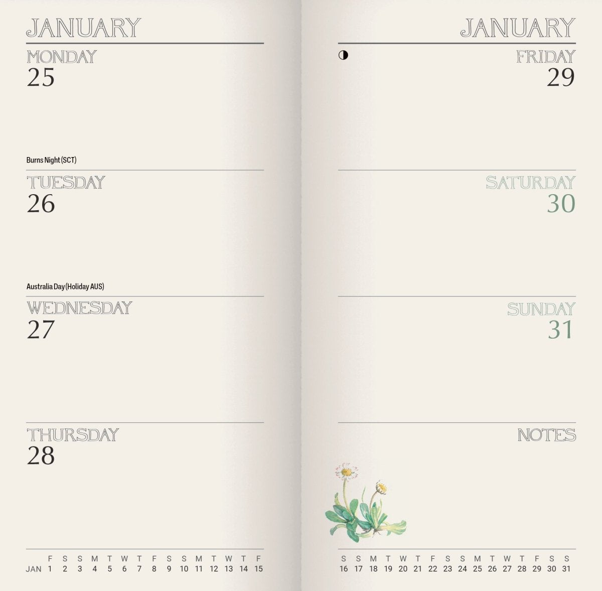 A Country Diary by Edith Holden - Pocket Diary 2027