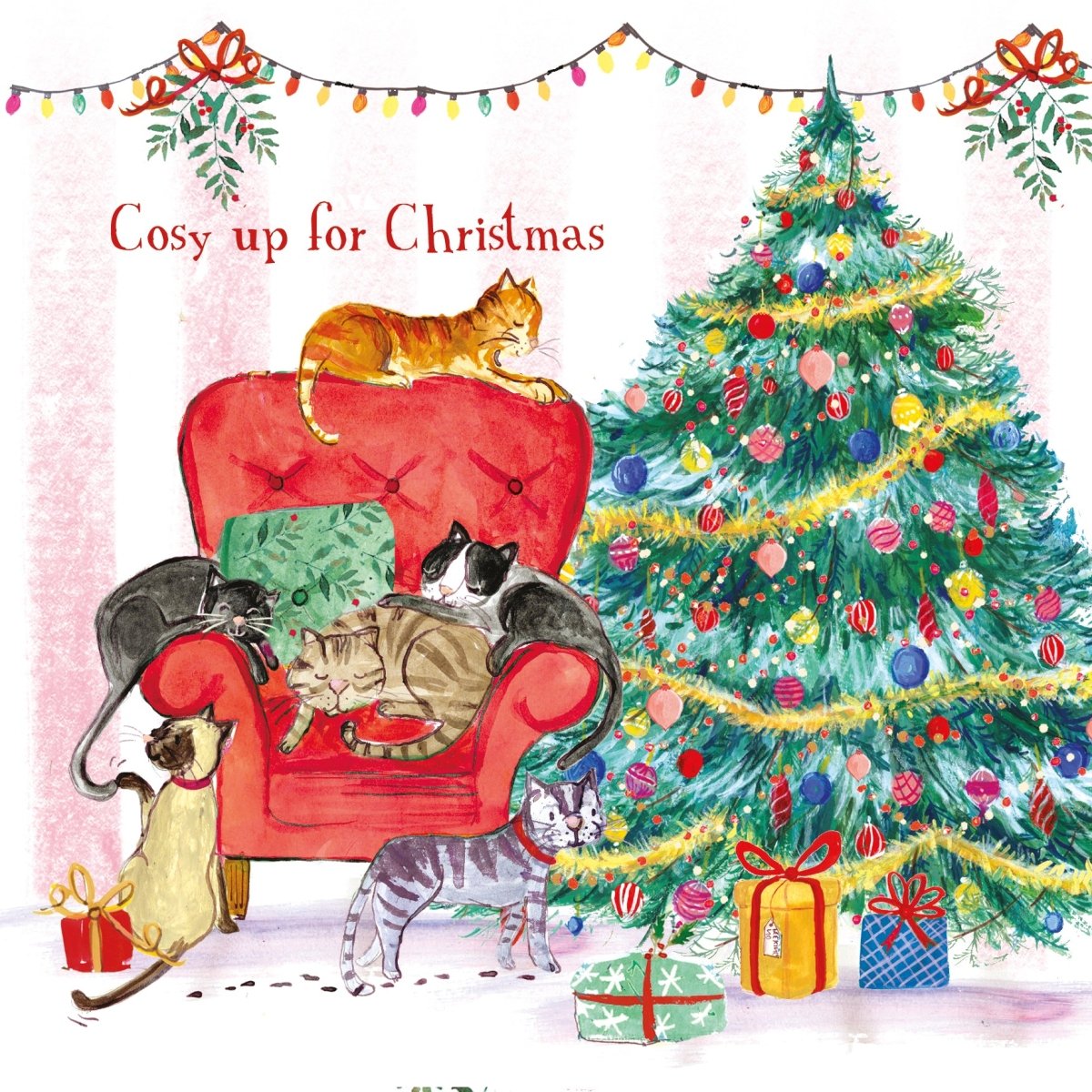 Cosy Christmas Cards, 10 Pack