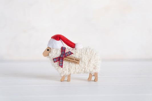 Christmas Ewe Standing Ornament