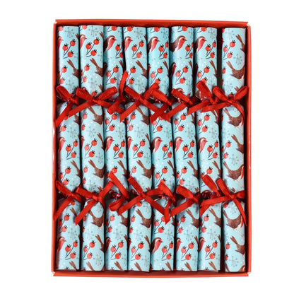 Winter Walk Mini Christmas Cracker Tree Decorations - 8 Pack