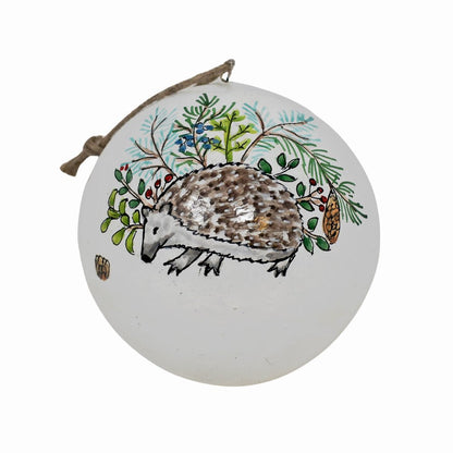 Hand Painted Wildlife Baubles by Emma Lawrence - Set of 6