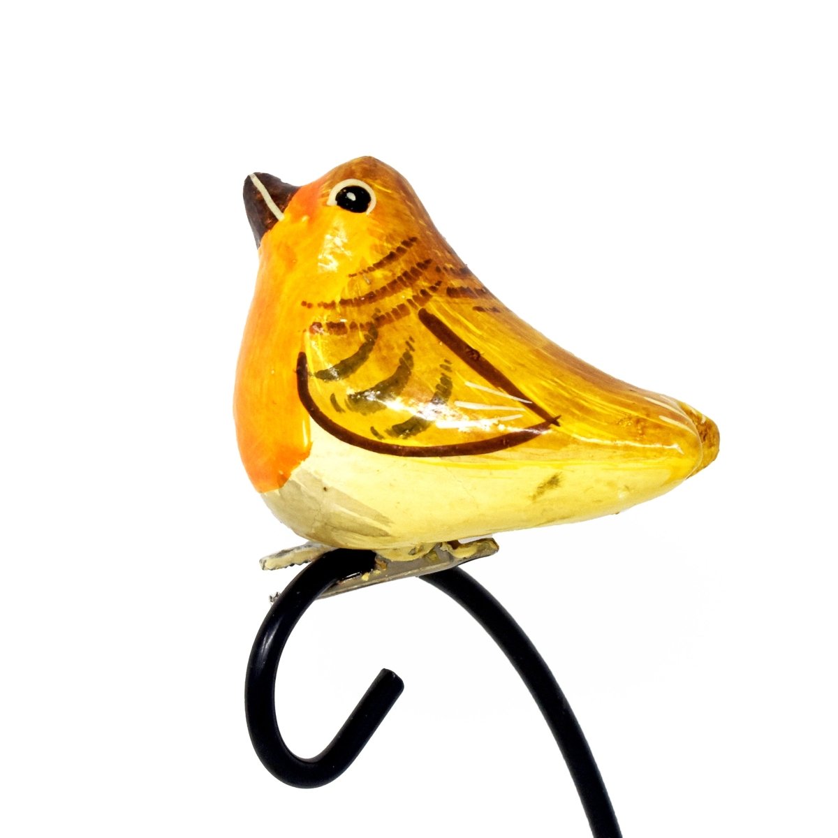 Garden Robin on Clip Tree Decoration - Set of 4