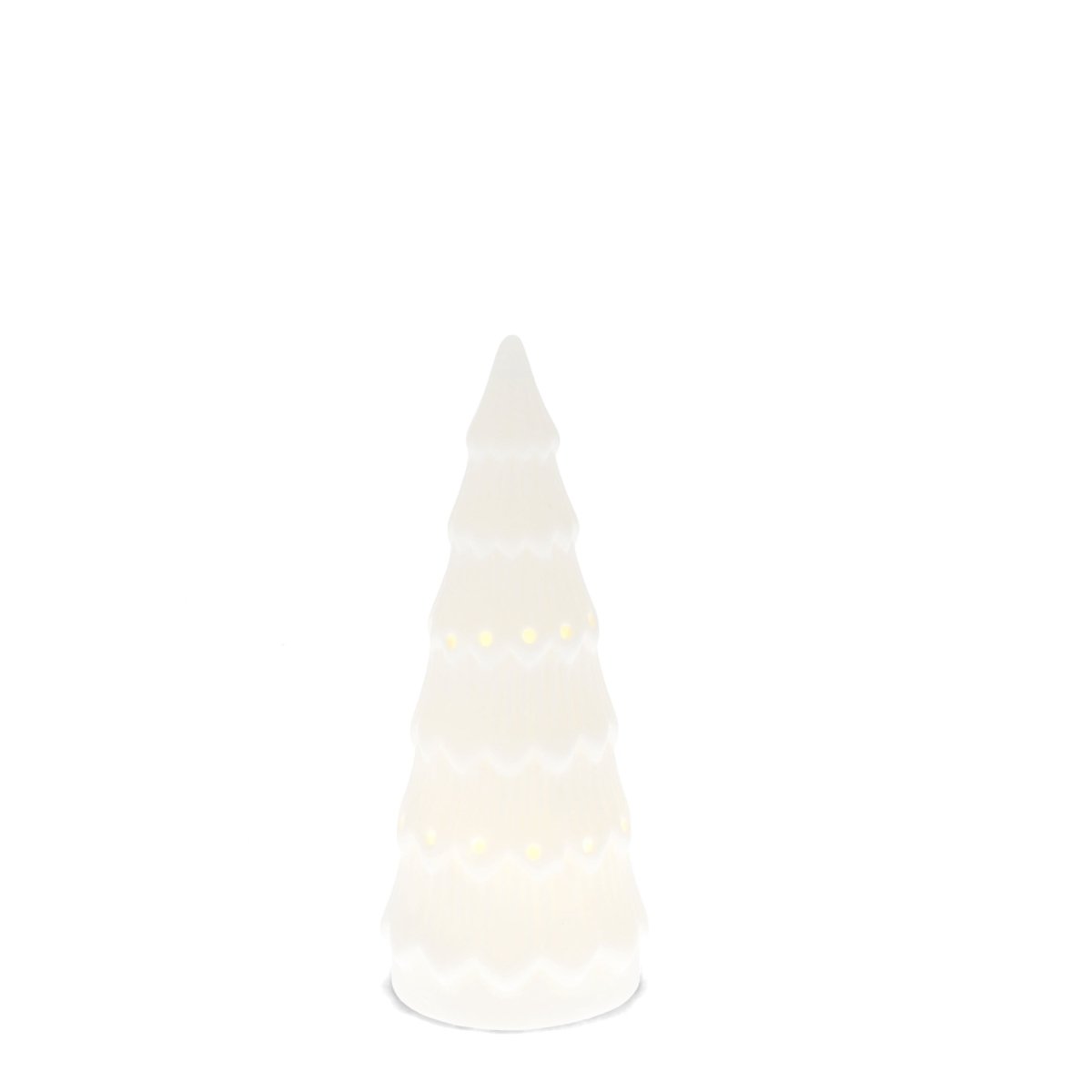 Small Christmas Tree Ceramic LED Decoration