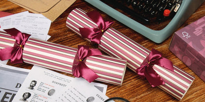 Whodunnit Mystery Game Christmas Crackers, 6 Pack