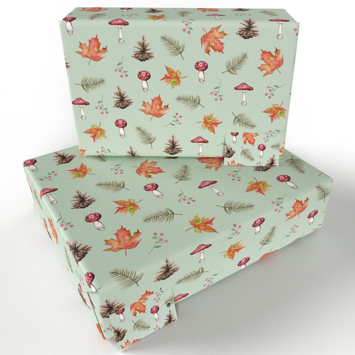 Christmas Festive Ten Pack Recycled Wrapping Paper by Sophie Botsford