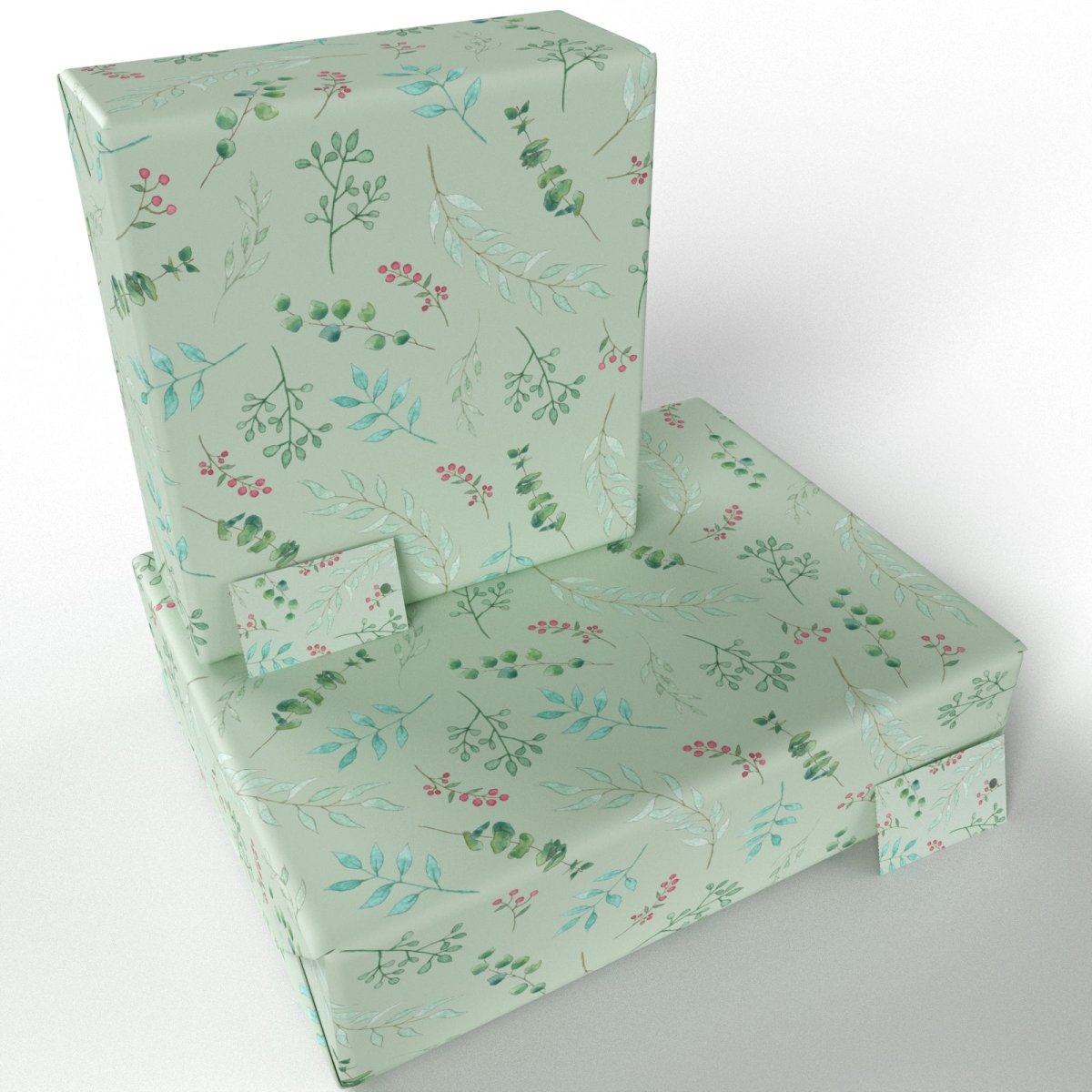 Christmas Festive Ten Pack Recycled Wrapping Paper by Sophie Botsford