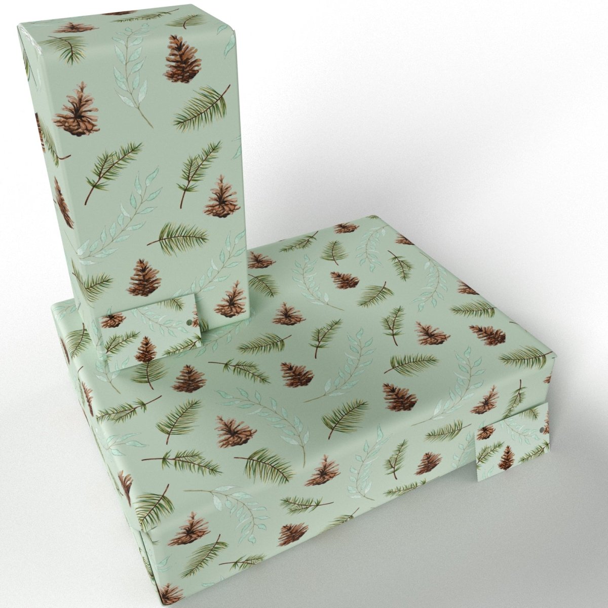 Christmas Festive Ten Pack Recycled Wrapping Paper by Sophie Botsford