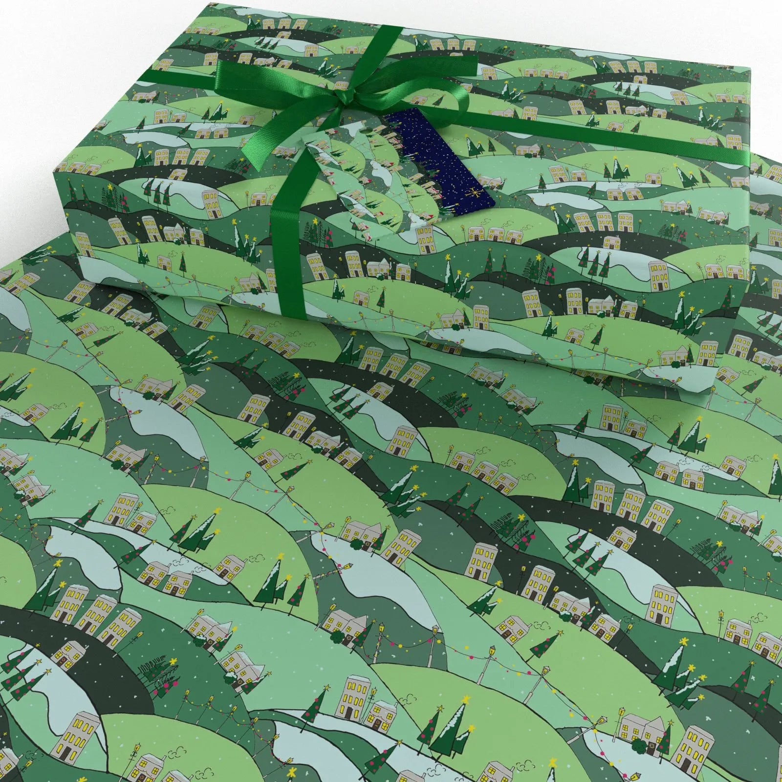 Christmas Magic Ten Pack Eco Wrapping Paper by Emily Chapman