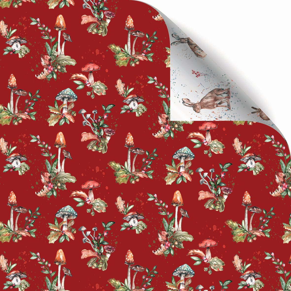 Hare Wrapping Paper Illustrated by Meg Hawkins - 6 Sheets