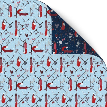 Fox in the Snow Wrapping Paper Illustrated by Julia Dodsworth - 6 Sheets