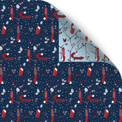 Fox in the Snow Wrapping Paper Illustrated by Julia Dodsworth - 6 Sheets