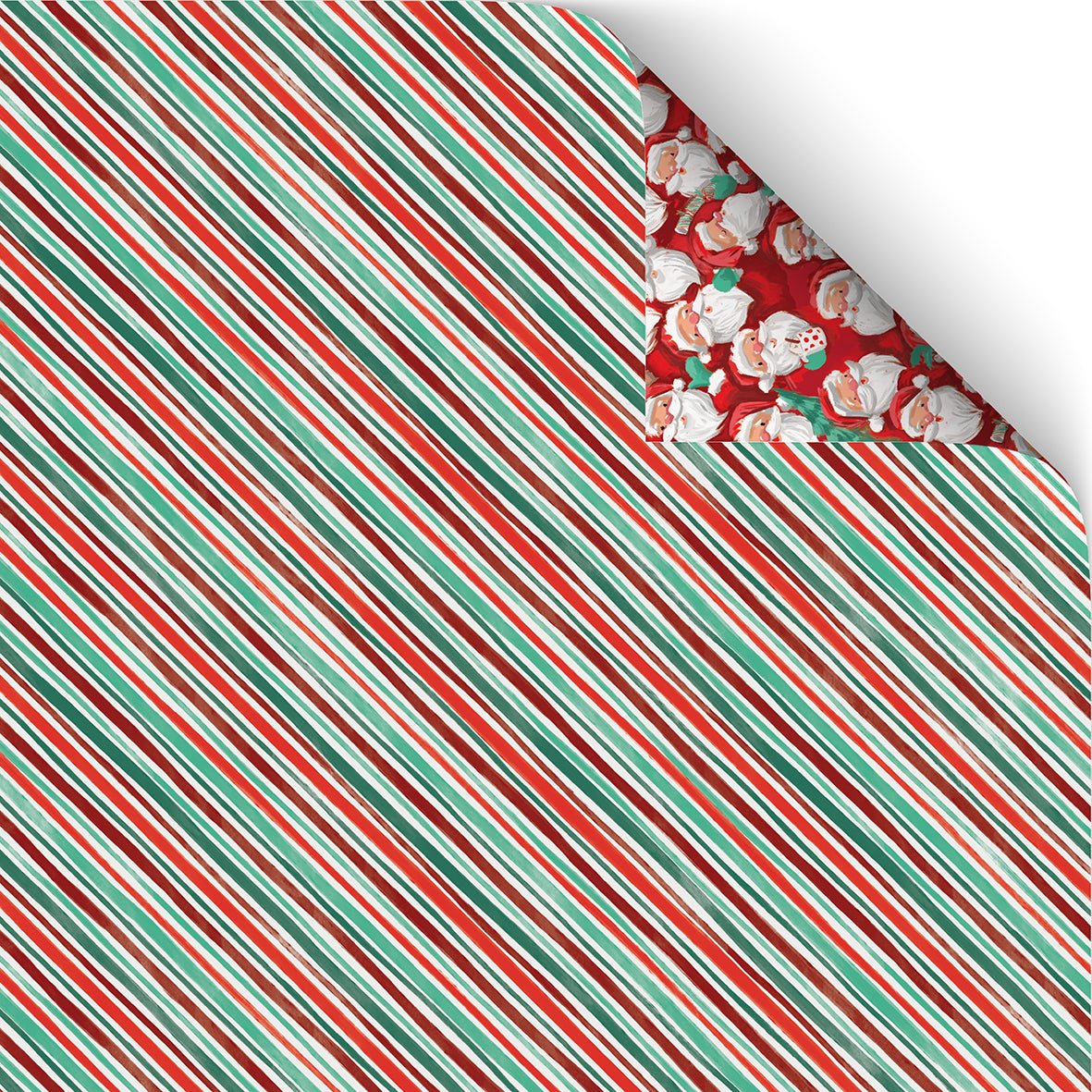Santa Party Wrapping Paper - 6 Sheets
