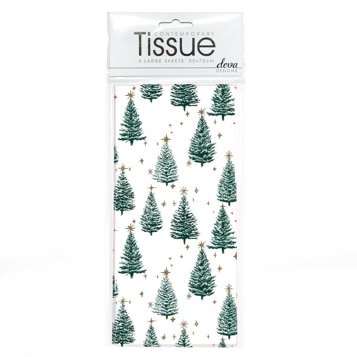 Starlit Trees Tissue Paper- 4 Sheets