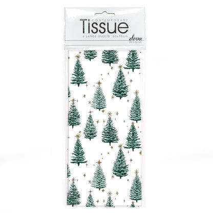 Starlit Trees Tissue Paper- 4 Sheets