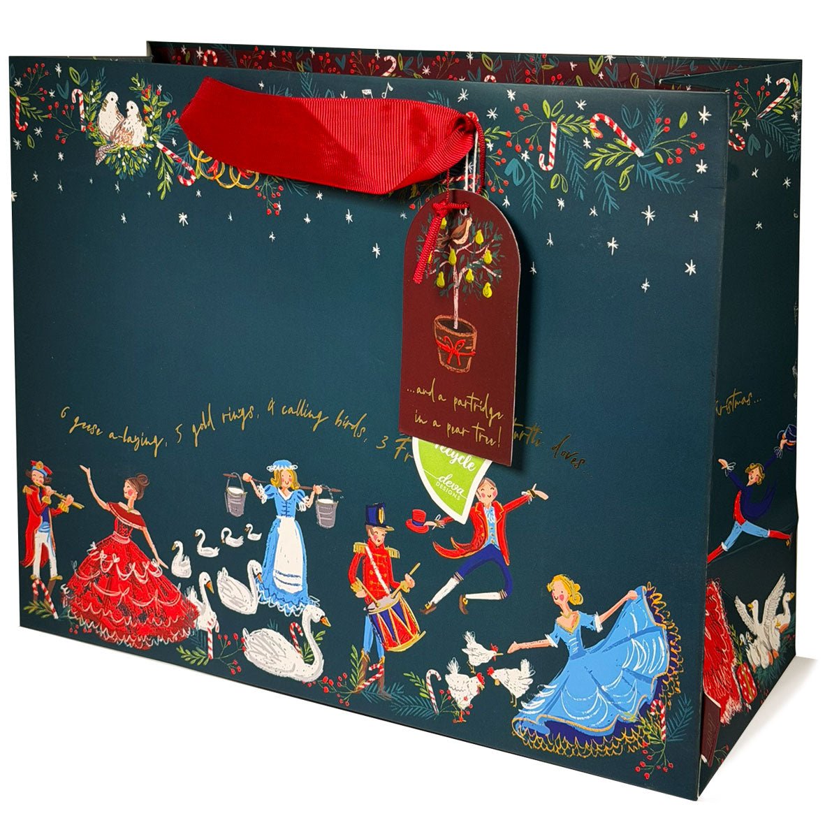 12 Days of Christmas Large Gift Bag