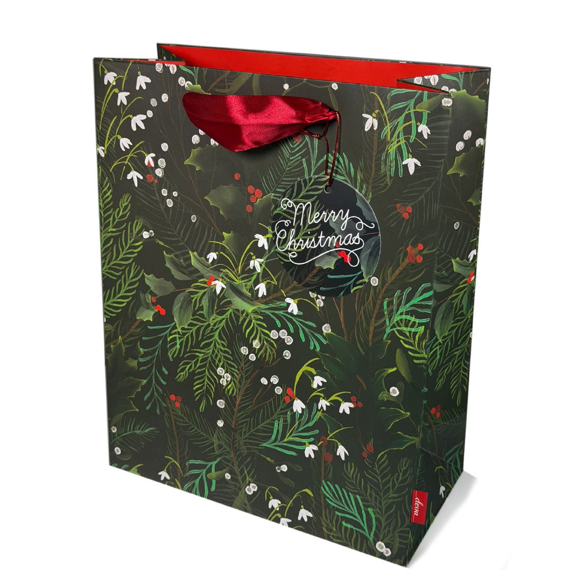 Evergreen Berries Medium Gift Bag