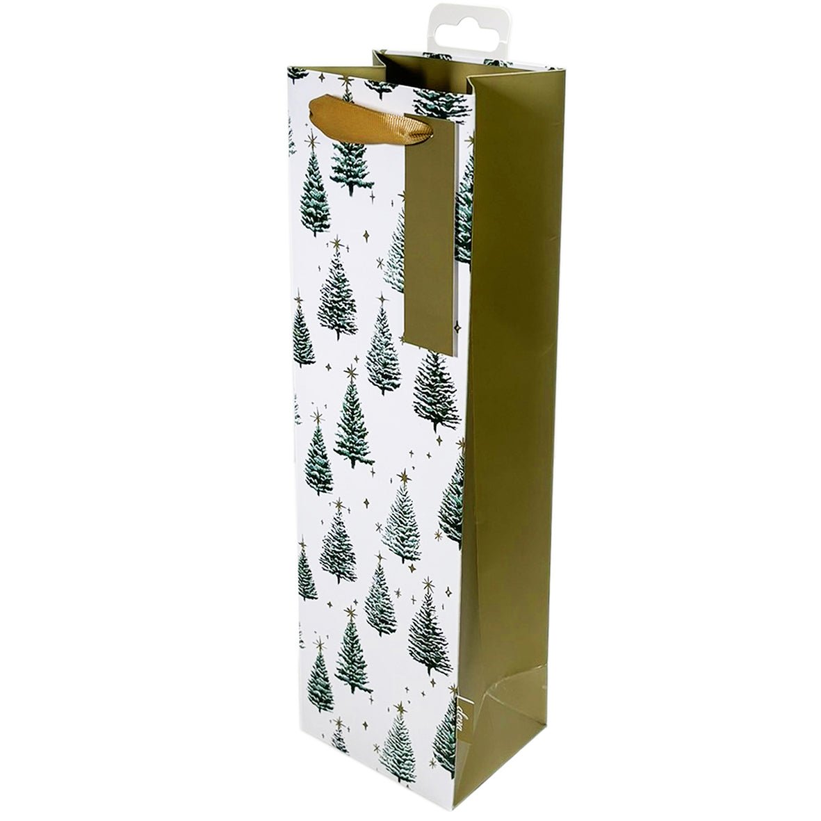 Starlit Pines Bottle Gift Bag
