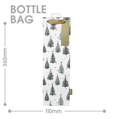 Starlit Pines Bottle Gift Bag