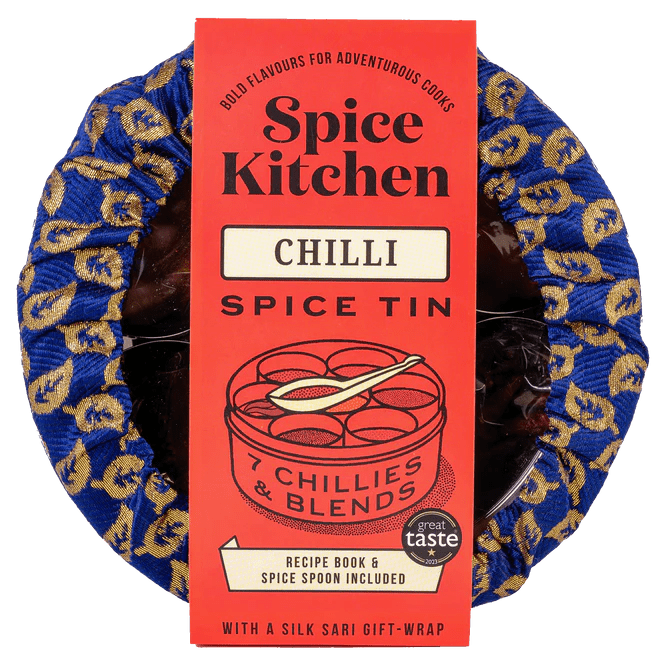 Chilli Spice Tin in Sari