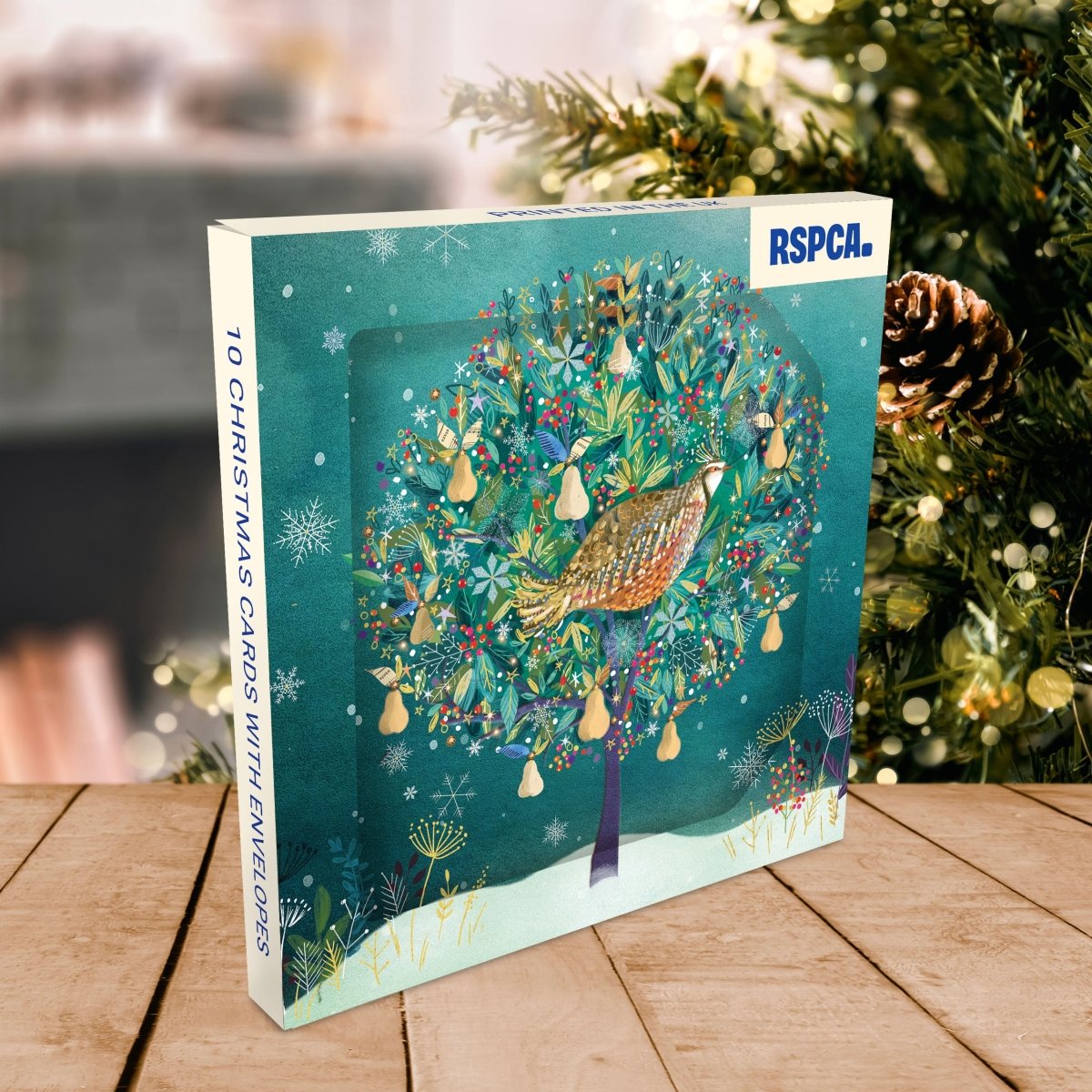 RSPCA Christmas Cards Golden Partridge