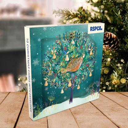 RSPCA Christmas Cards Golden Partridge