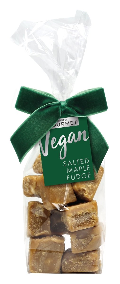 Vegan Salted Maple Fudge