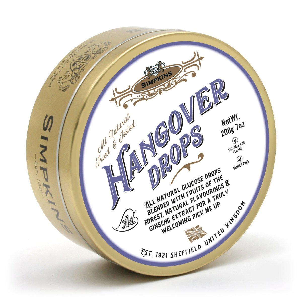 Hangover Drops in a Tin