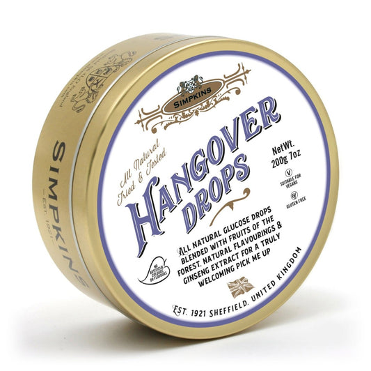 Hangover Drops in a Tin