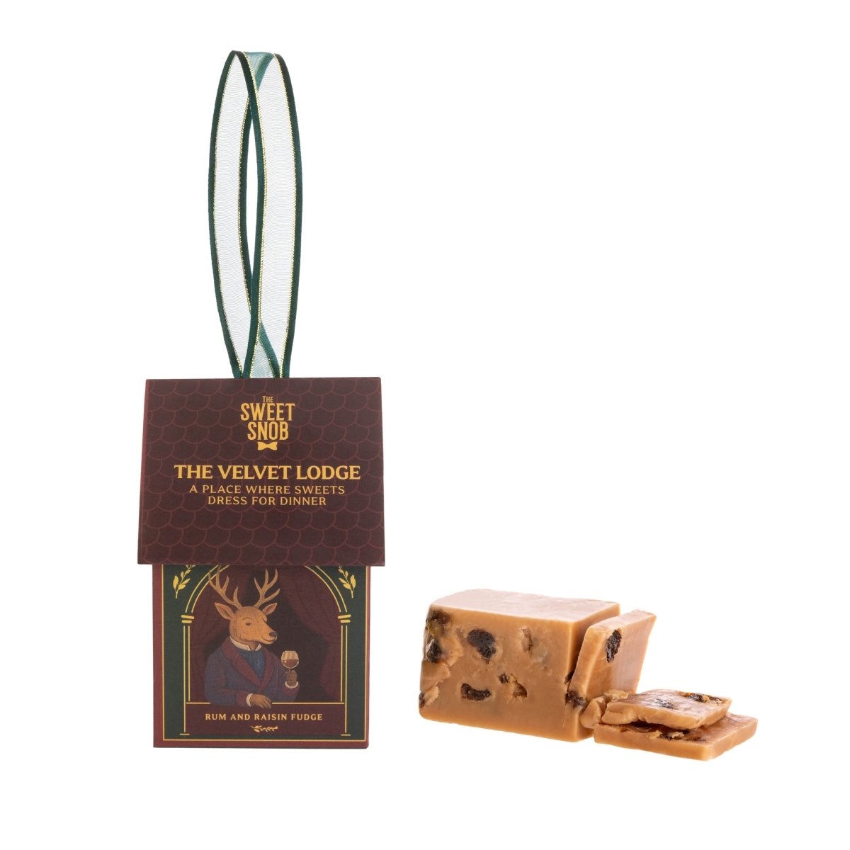 Christmas House filled with Rum & Raisin Fudge