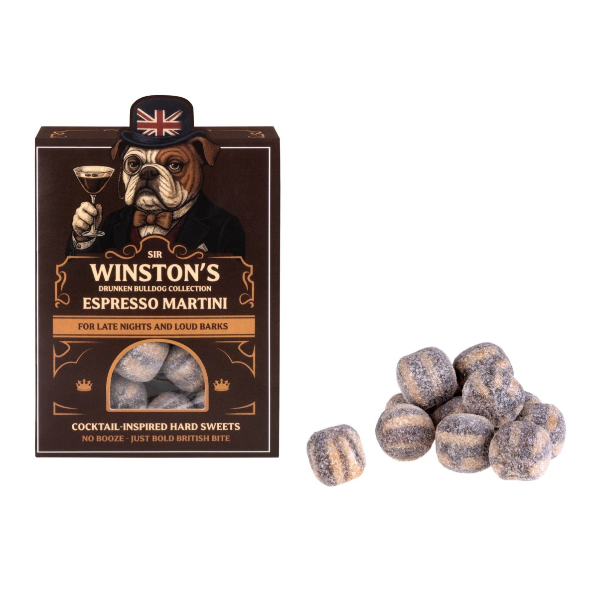 Sir Winston's Espresso Martini Hard Sweets - Alcohol Free