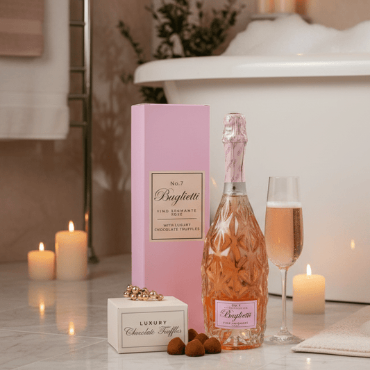 No 7 Baglietti Rosé Spumante & Chocolate Truffles Gift Box