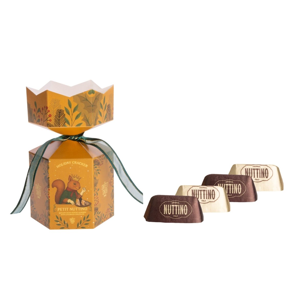 Christmas Cracker filled with Hazelnut Praline Chocolates