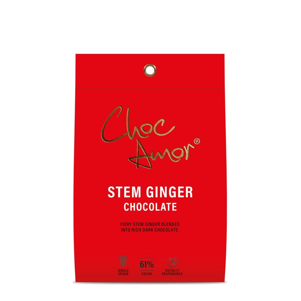 Stem Ginger Dark Chocolate by Choc Amor