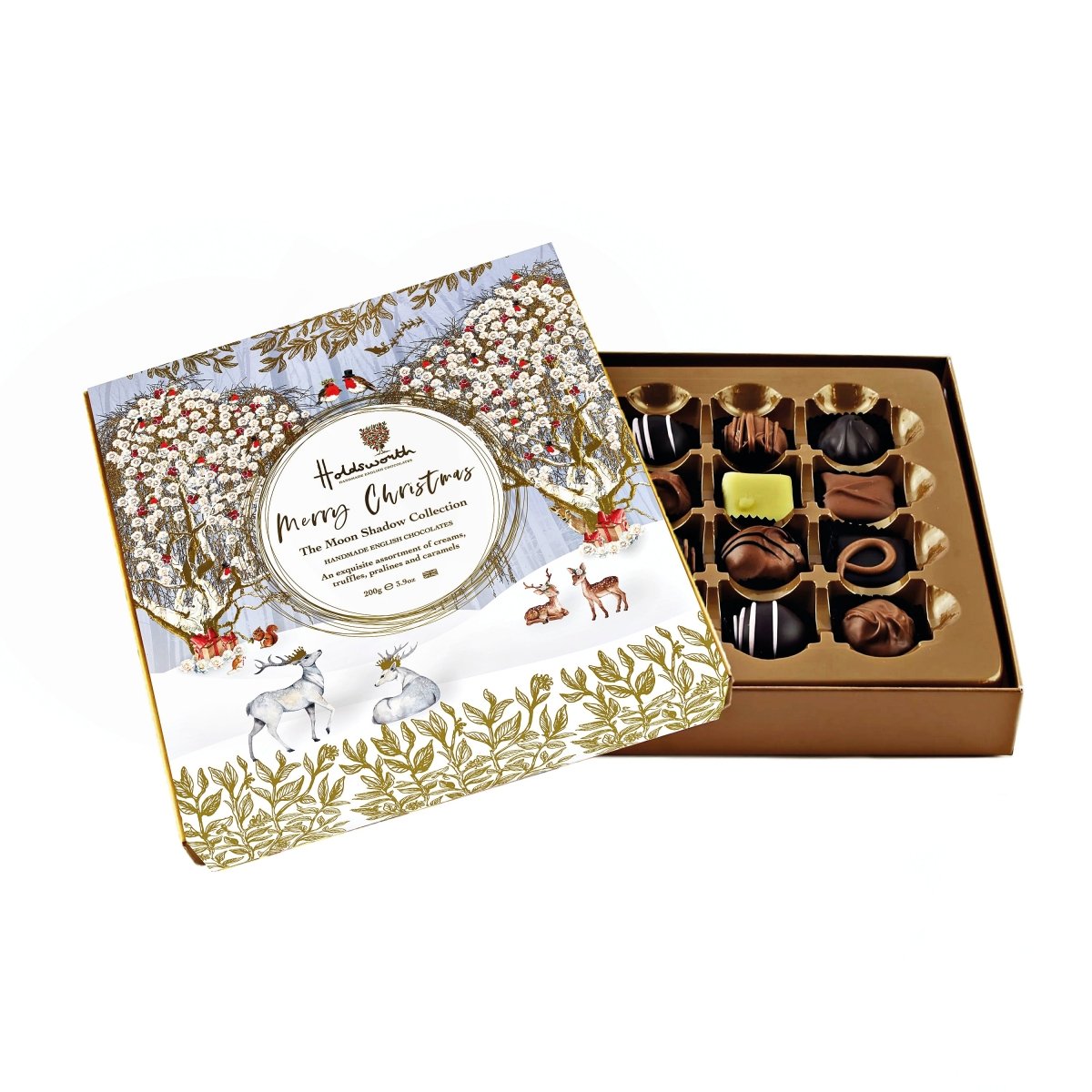 Holdsworth Merry Christmas Chocolate Selection Gift Box