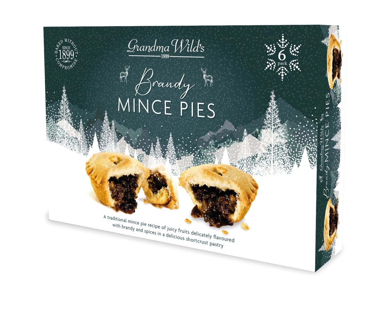 Traditional Brandy Mince Pies - 6 Pack