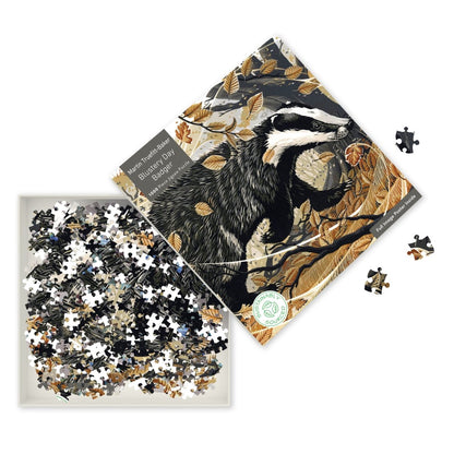 Blustery Day Badger Jigsaw - 1000 Piece