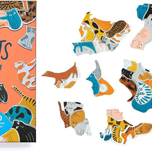 299 Cats And A Dog: A Feline Cluster Jigsaw Puzzle, 300 piece