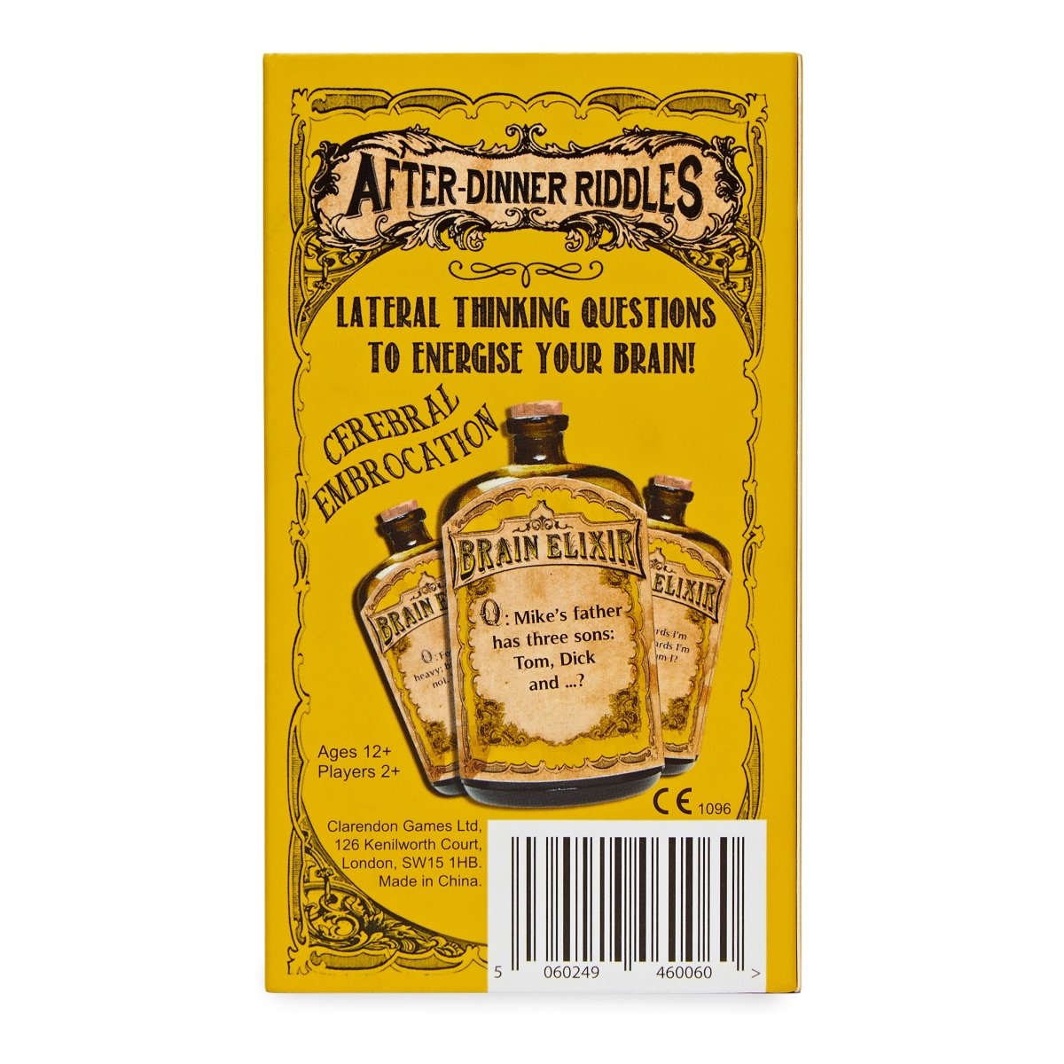 Brain Elixir: After Dinner Riddles Card Deck
